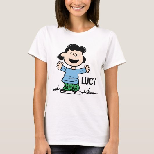 Lucy mit Waffen weit T-Shirt (Vorderseite)