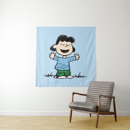 Lucy mit Waffen weit Wandteppich (Beispiel)