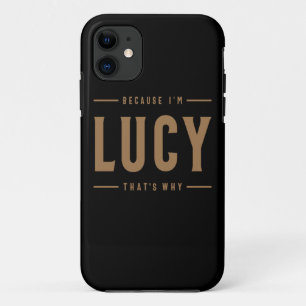 Lucy Name Personalisiert Geburtsname Lucy Case-Mate iPhone Hülle