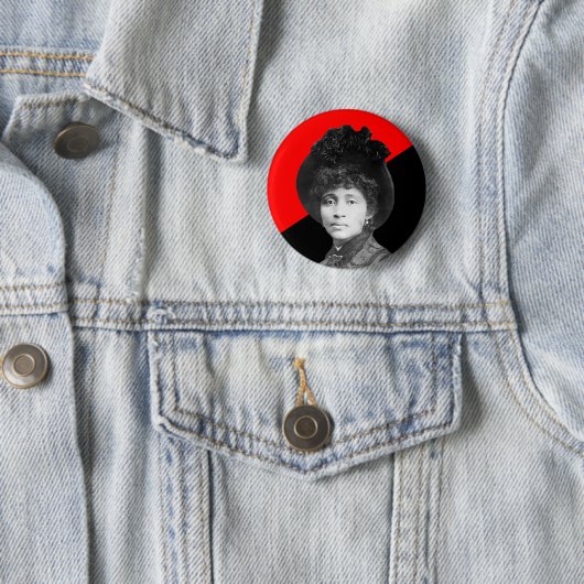 Lucy Parsons Anarcho-Kommunist Button (Beispiel)