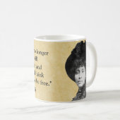 Lucy Parsons zitiert Lohnarbeit Kaffee Tasse (VorderseiteRechts)