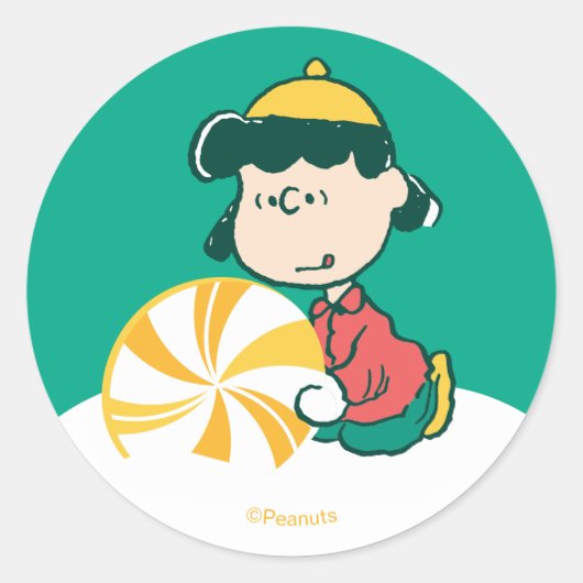 Lucy Peppermint Candy Runder Aufkleber (Vorderseite)