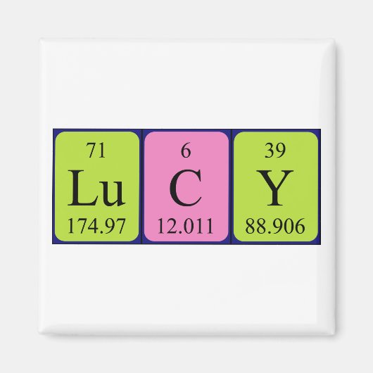 Lucy Periodenmagnet Magnet (Vorne)