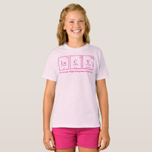 Lucy Periodensystem Elemente Chemie Name T-Shirt