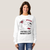 Lucy Pulls Fußball von Charlie Brown Sweatshirt (Vorne ganz)