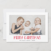 LUCY Red Fun Family Foto Feierliche Weihnachten (Vorderseite)