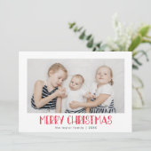 LUCY Red Fun Family Foto Feierliche Weihnachten (Stehend Vorderseite)