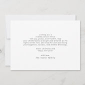 LUCY Red Fun Family Foto Feierliche Weihnachten (Rückseite)