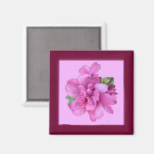 Lucy Rose Square Magnet (Vorderseite/Rückseite)