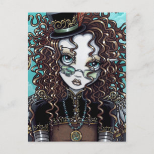 "Lucy" Steam Punk Fairy Art Postcard Postkarte