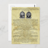 Lucy Stone Henry Blackwell Ehevertrag Postkarte (Vorne/Hinten)