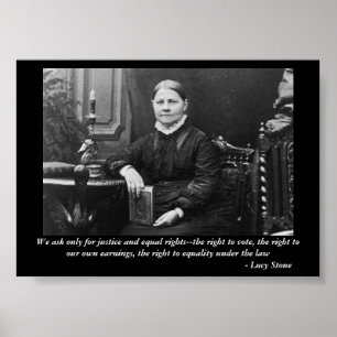 Lucy Stone, Rebellenführerin für Gleichberechtigun Poster