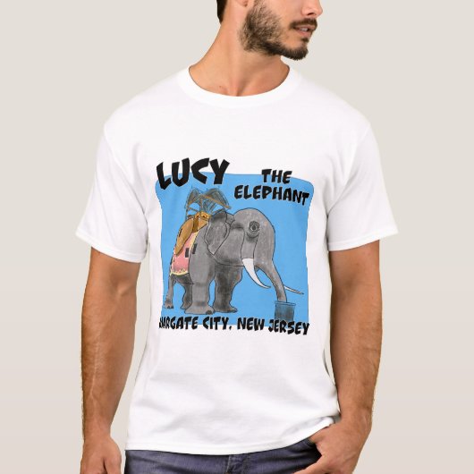 Lucy The Elephant, Jersey Shore T-Shirt (Vorderseite)