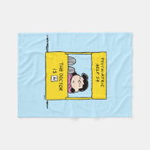 Lucy und der Arzt ist in Fleecedecke (Vorderseite (Horizontal))