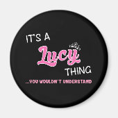 Lucy, was du nicht verstehen würdest magnet (Vorne)