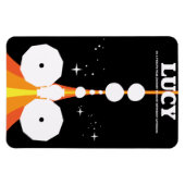 LUCY-Weltraummission Magnet (Horizontal)