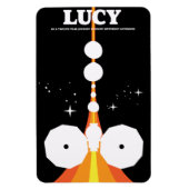 LUCY-Weltraummission Magnet (Vertikal)