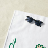 Lucy: "Wenn mir alle zuhörten..." Strandtuch (Beispiel)