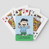 Lucy With Arms Wide Playing Cards Spielkarten (Rückseite)