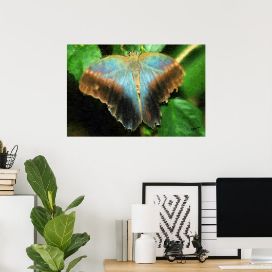 LUCY'S BUTTERFLY PRINT POSTER (Heimbüro)