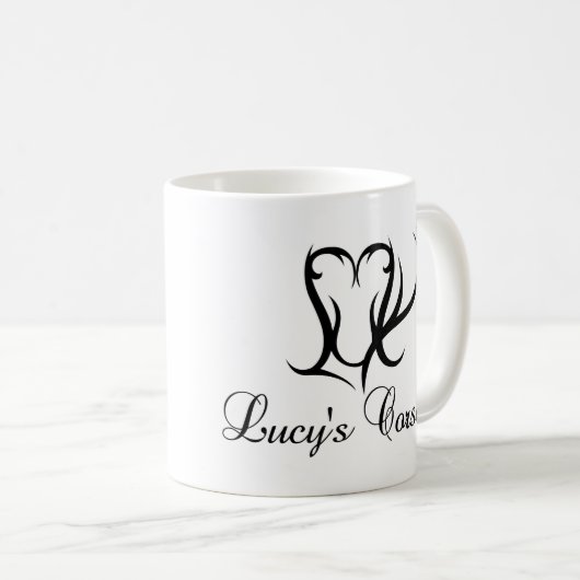 Lucys Corsetry Lefty-Tasse Kaffeetasse (VorderseiteRechts)