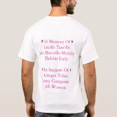 Lucys Damen T-Shirt (Rückseite)