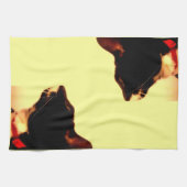 Lucy's Profil Geschirrtuch (Horizontal)