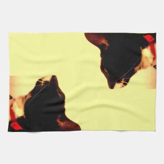 Lucy's Profil Geschirrtuch (Horizontal)