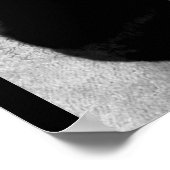 Lucy's Shadow B+W Poster (Ecke)