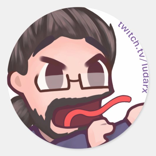 Ludarx | Aufkleber für die Reale (Vorderseite)