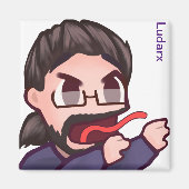 Ludarx | E | Kühlschrankmagnet V2 (Vorne)