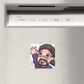 Ludarx | Hi | Kühlschrank Magnet v2 (In Situ (Geschirrspüler))