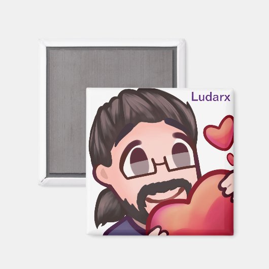 Ludarx | LIEBE | Magnetischer Magnet v2 (Vorderseite/Rückseite)