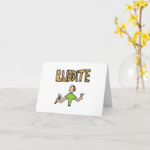 Luddite Karte (Gelbe Blume)