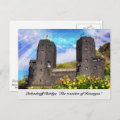 Ludendorff Bridge bleibt in Erpel, Remagen Postkarte (Vorne/Hinten)