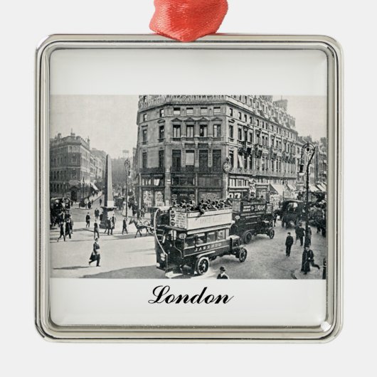 Ludgate Circus, London Ornament Aus Metall (Vorne)