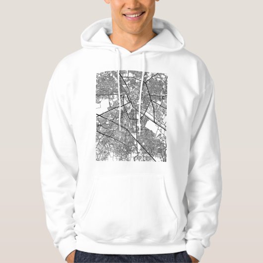 Ludhiana India City Map Hoodie (Vorderseite)