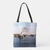 Ludington Auto/Rail Fähren überall auf der Tasche (Rückseite)