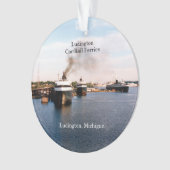 Ludington Car/Rail Ferries Acrylschmuck Ornament (Vorderseite)