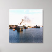 Ludington Car/Rail Ferries Leinwand (Vorderseite)