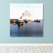 Ludington Car/Rail Ferries Leinwand (Insitu (Holzboden))