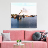 Ludington Car/Rail Ferries Leinwand (Insitu (Wohnzimmer))