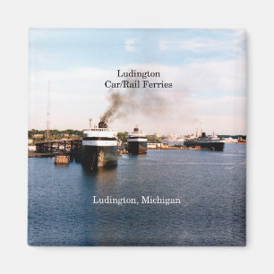 Ludington Car/Rail Ferries-Magnet Magnet