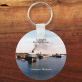 Ludington Car/Rail Ferries Schlüsselkette Schlüsselanhänger (Vorderseite)