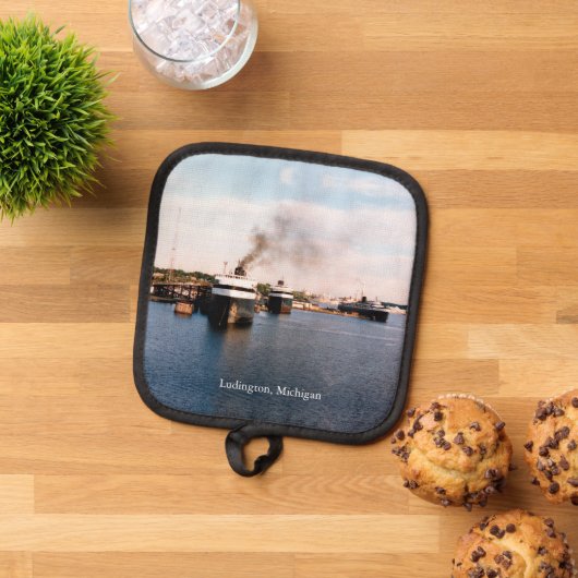 Ludington Carferries Potwarenhalter Topflappen (Oben Unten)