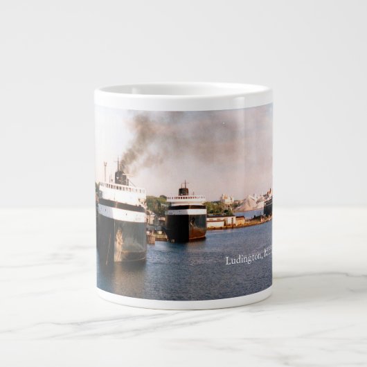 Ludington Ferries Jumbo-Tasse (Vorderseite)