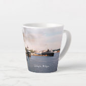 Ludington Ferries Latte Tasse (Rechte Ecke)