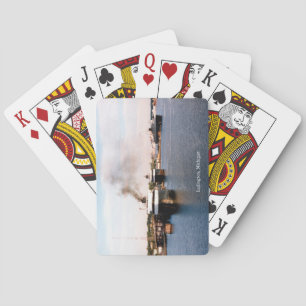 Ludington Ferries spielt Karten Spielkarten