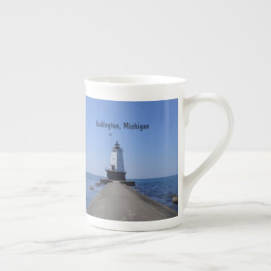 Ludington Leuchtturm Porzellantasse