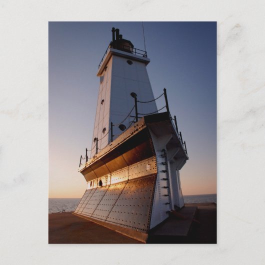 Ludington Lighthouse Postkarte (Vorderseite)